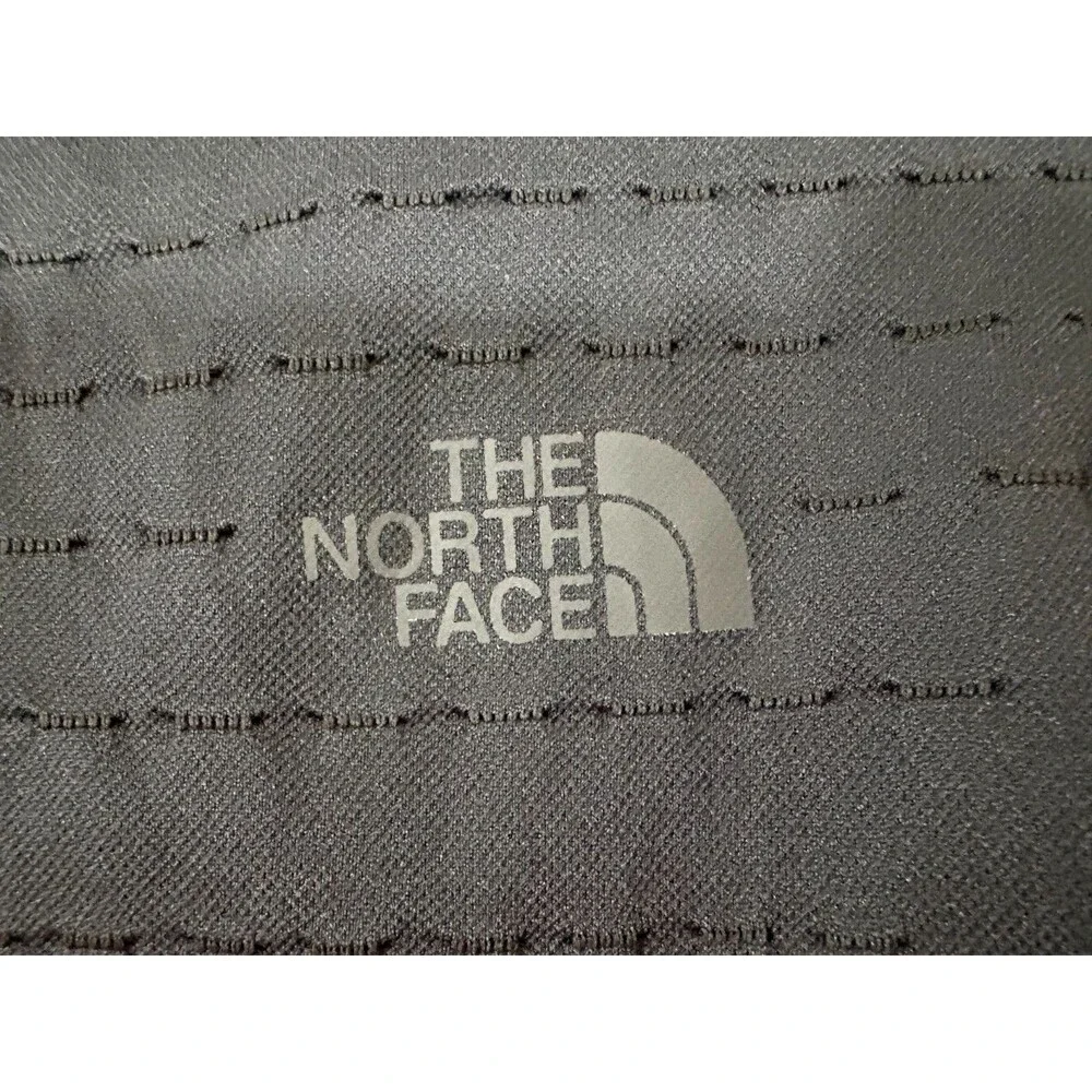 North Face Mens Sport Long Sleeve Top Black Athletic Knit Hiking Shirt Sz M/L